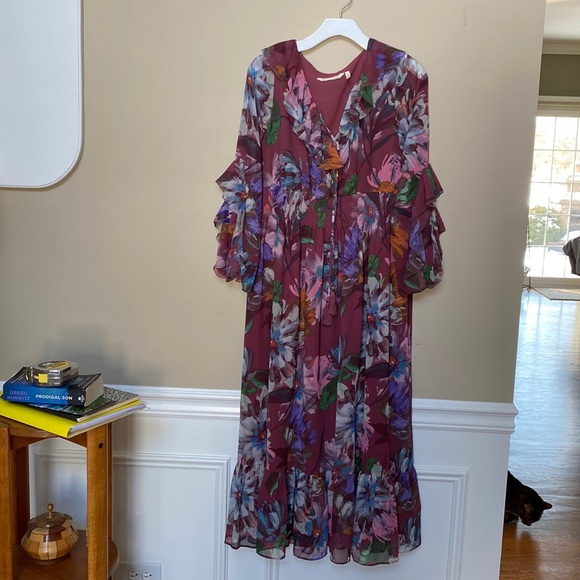 Soft Surroundings Petite Floral Dress - Picture 2 of 7